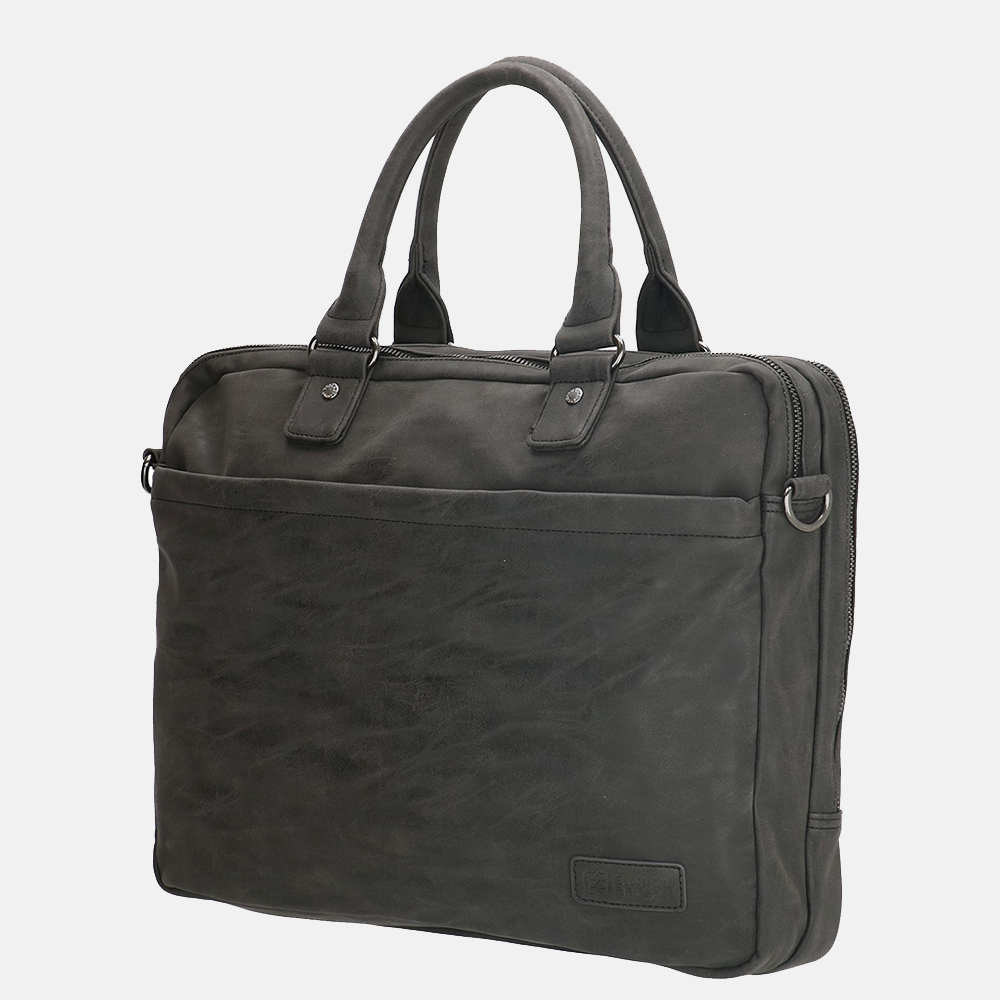 Enrico Benetti Madrid laptoptas 15 inch black bij Duifhuizen