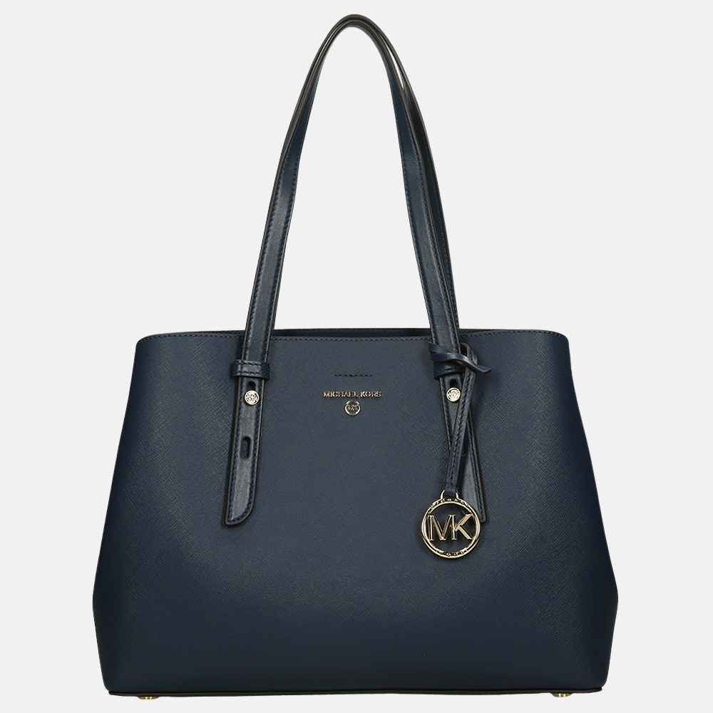 Michael Kors Tote shopper M navy bij Duifhuizen