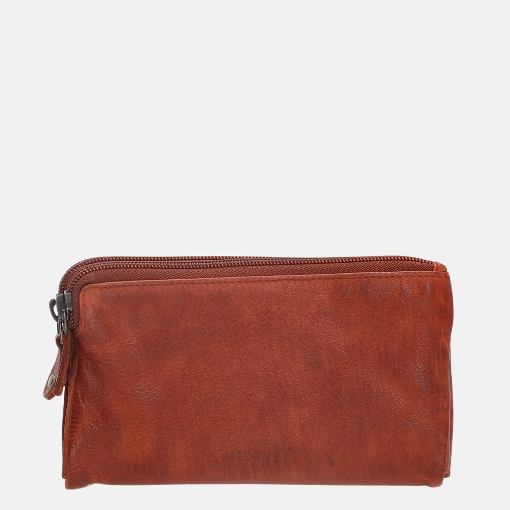 Old West Paint Rock portemonnee cognac