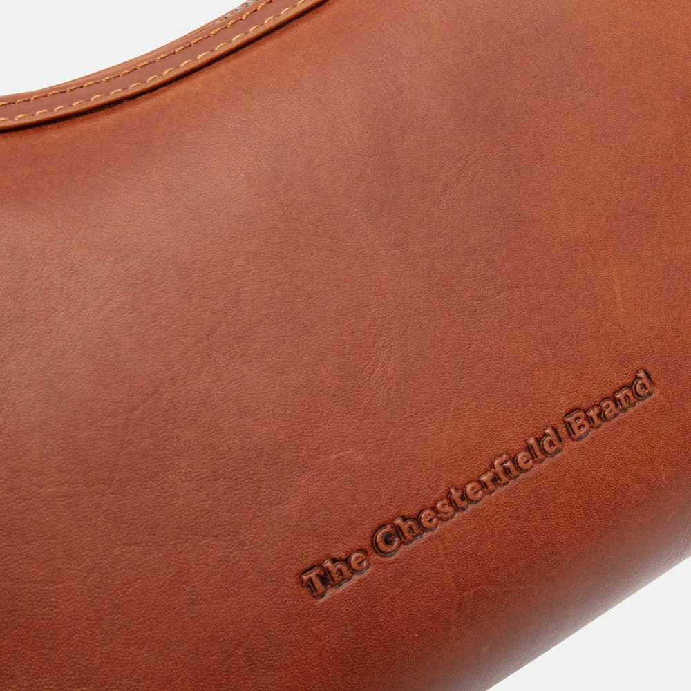 Chesterfield Nancy schoudertas cognac bij Duifhuizen