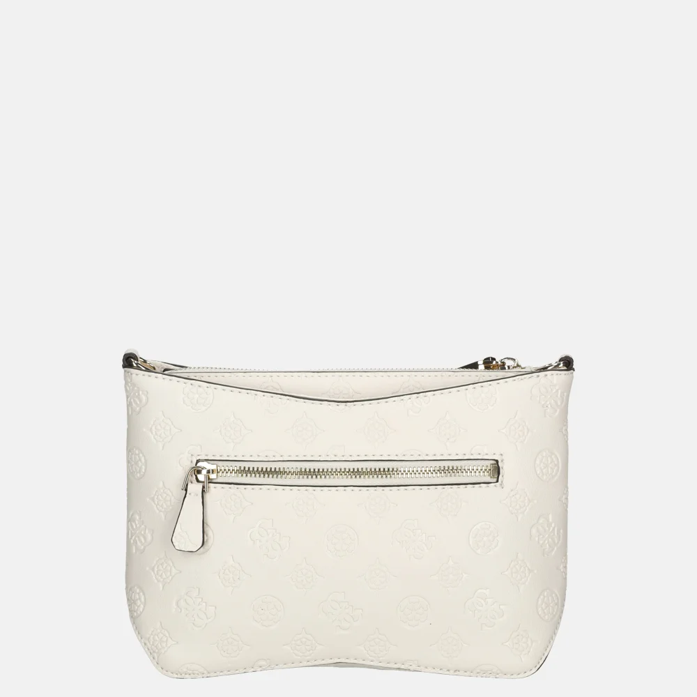Guess Gerty crossbody tas off white bij Duifhuizen