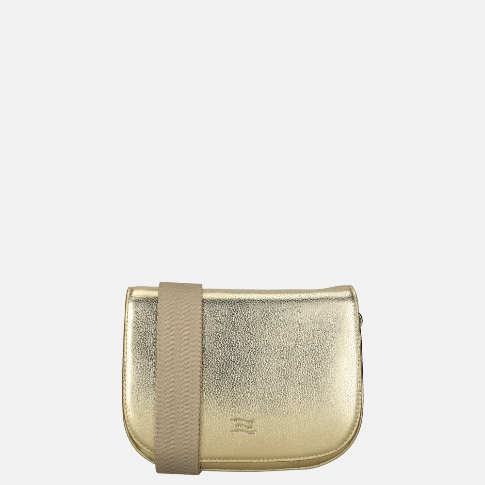 Crinkles crossbody tas gold