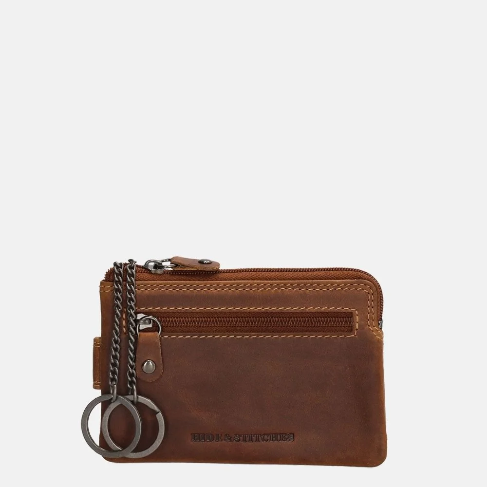 Hide & Stitches Japura sleuteletui cognac bij Duifhuizen