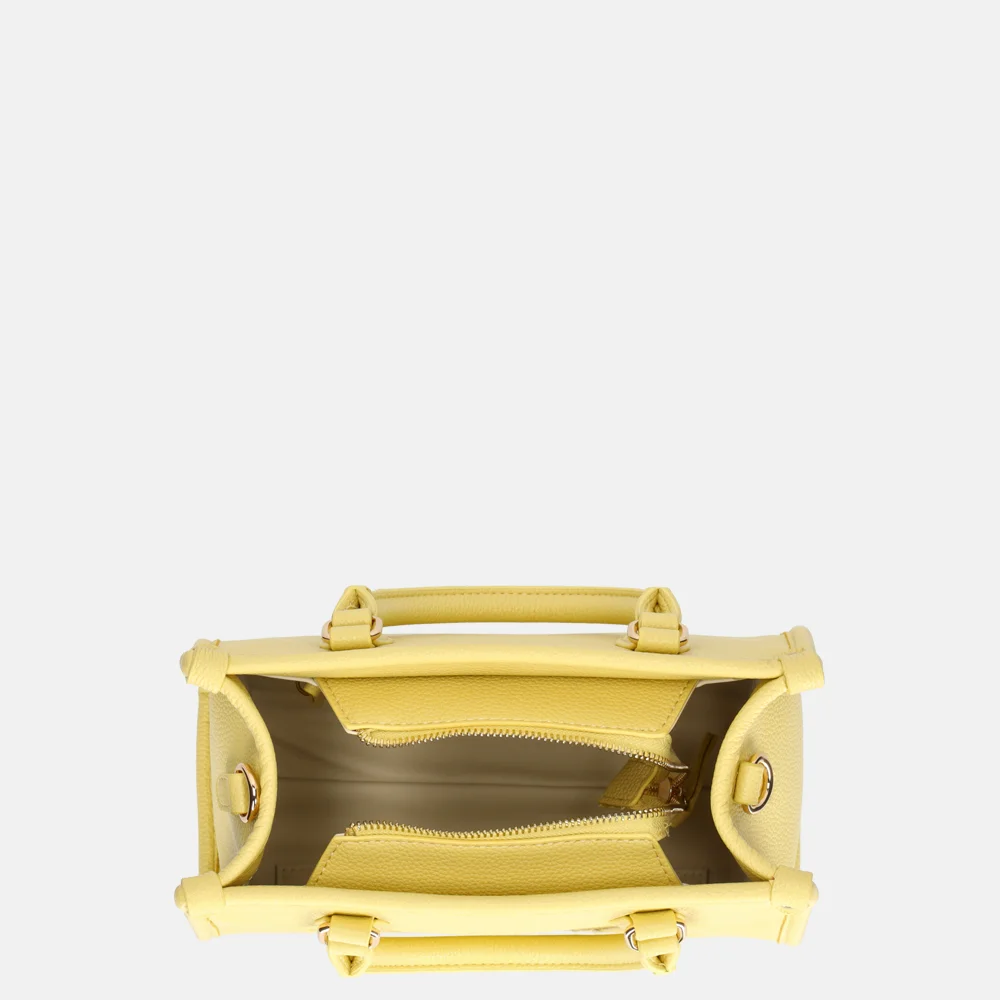 Valentino Bags Rised handtas giallo chiaro bij Duifhuizen