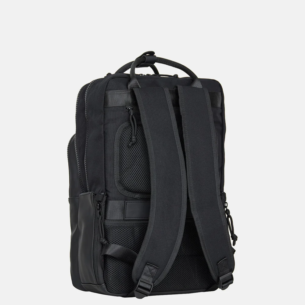 New Rebels Bruce laptoprugzak 15 inch zwart bij Duifhuizen