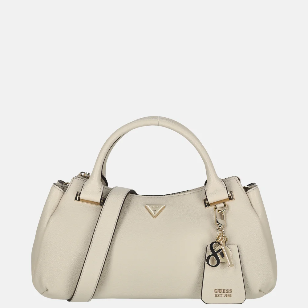 Guess Evie triple comp satchel handtas light taupe