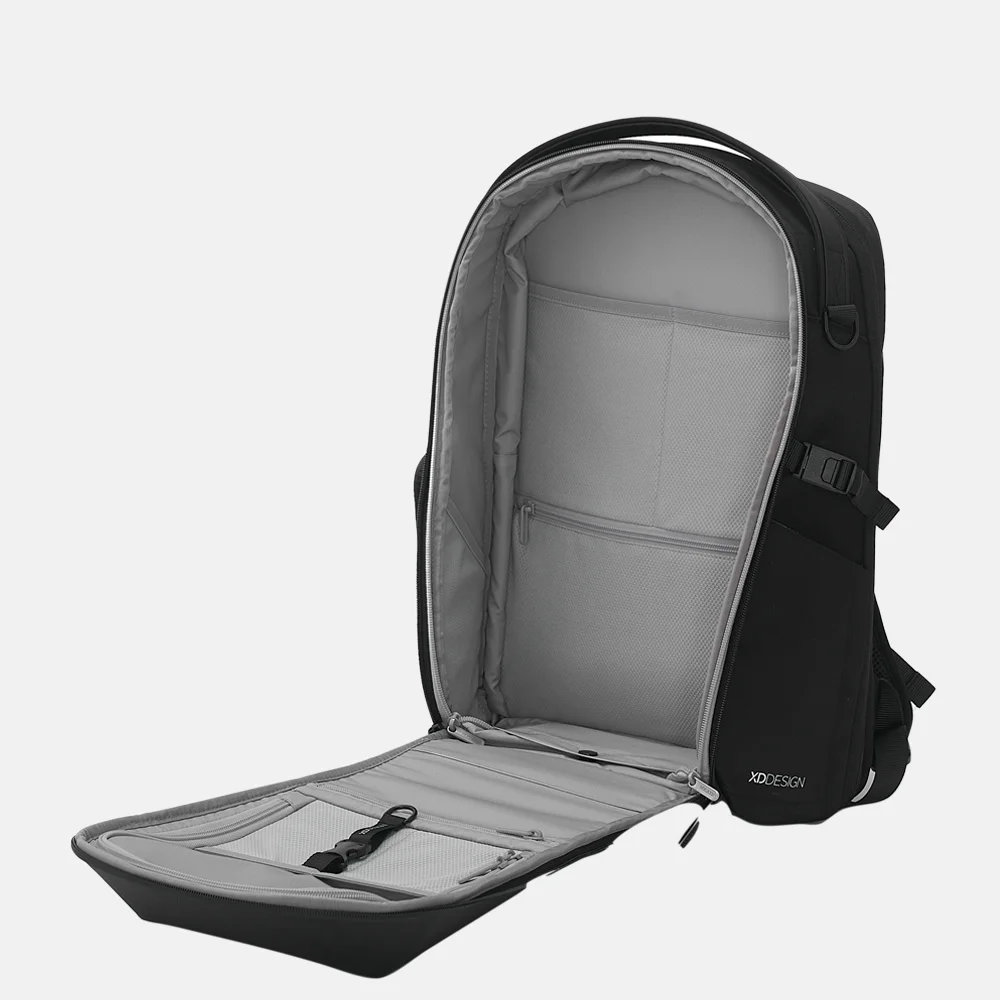 XD Design Bizz laptoprugzak antidiefstal 17 inch black bij Duifhuizen