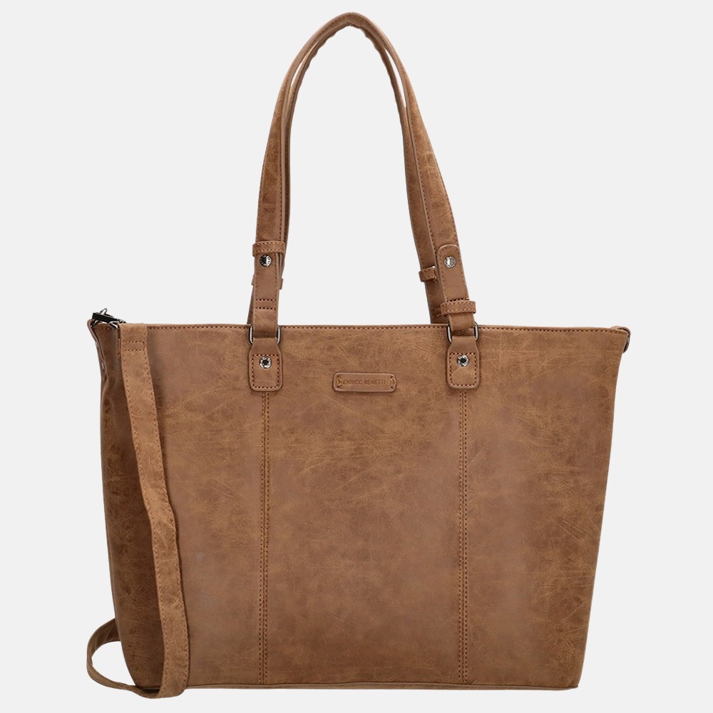 Enrico Benetti Kate shopper 15 inch camel