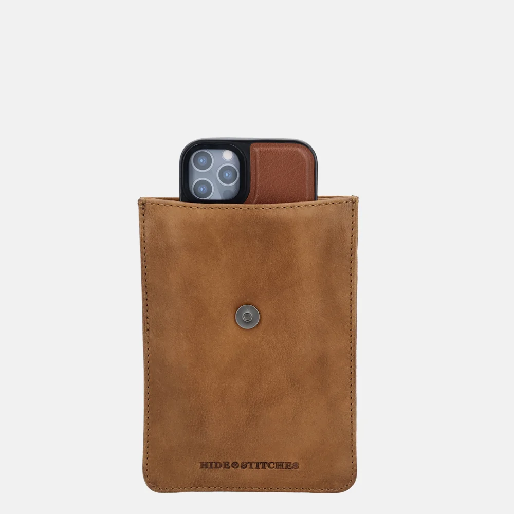 Hide & Stitches Earth inspire telefoontas bruin bij Duifhuizen
