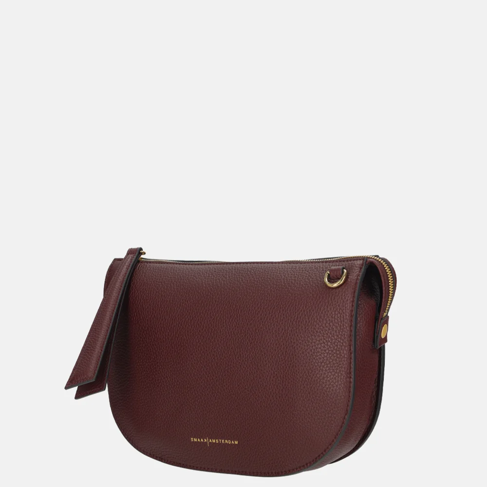 Smaak Amsterdam Silke crossbody tas bordeaux bij Duifhuizen