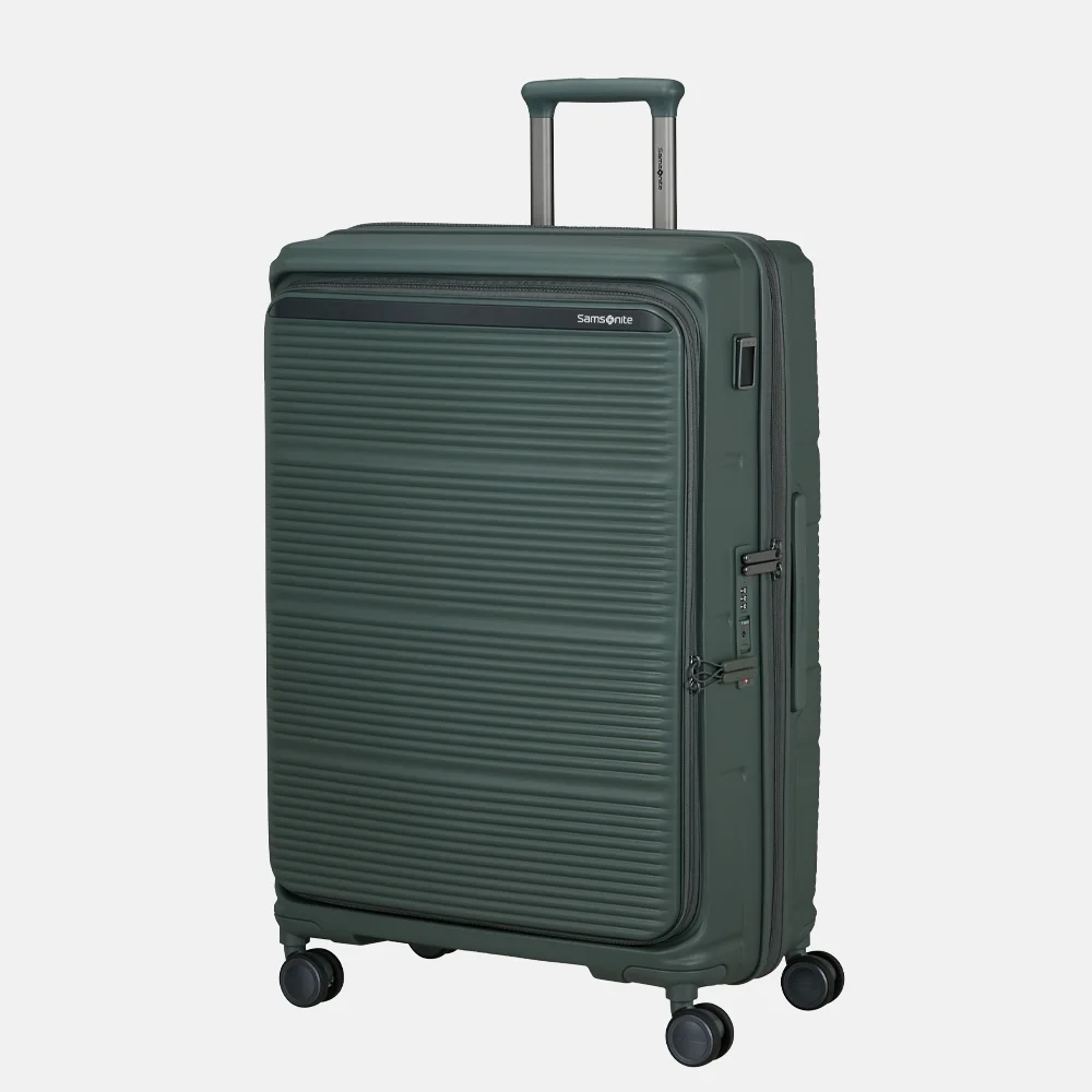 Samsonite Paralux HS Spinner reiskoffer expendable 75 cm olive bij Duifhuizen