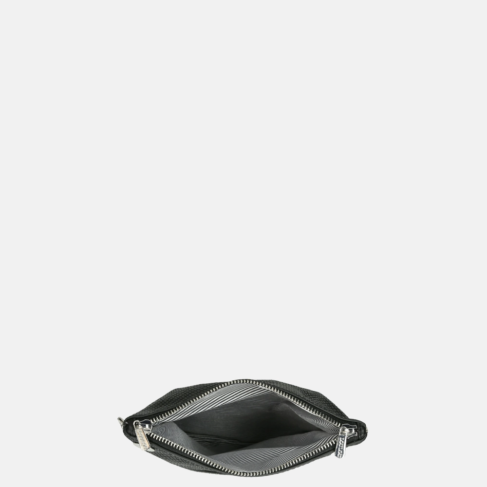 Loulou Essentiels Queen crossbody tas black bij Duifhuizen