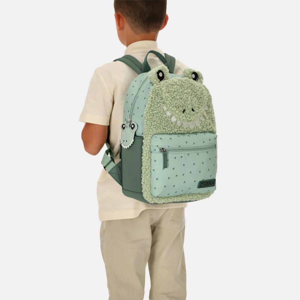 Zebra Trends Buddies kinderrugzak groen bij Duifhuizen