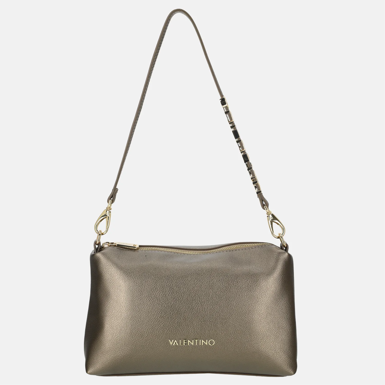 Valentino Bags Barn crossbody rits gun metal bij Duifhuizen