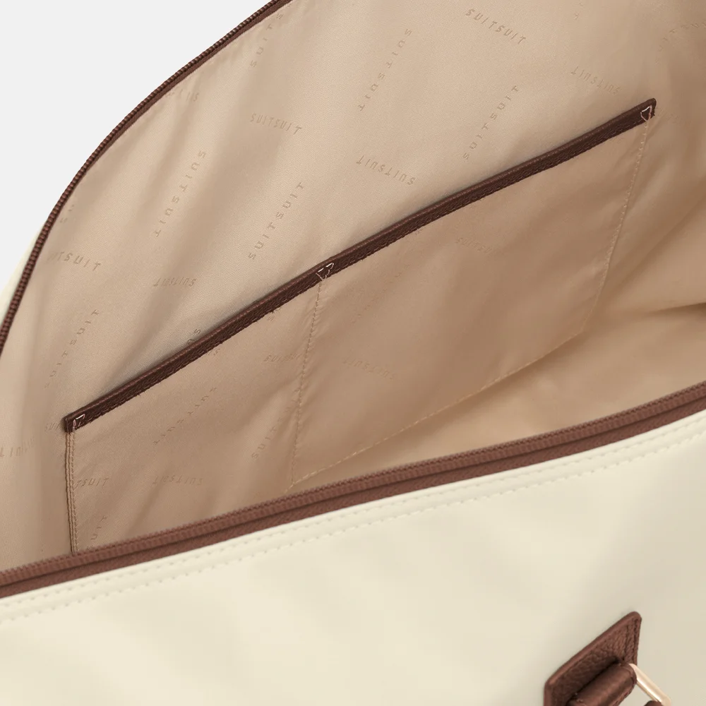SUITSUIT Serenity Travel Tote weekendtas wisper white bij Duifhuizen