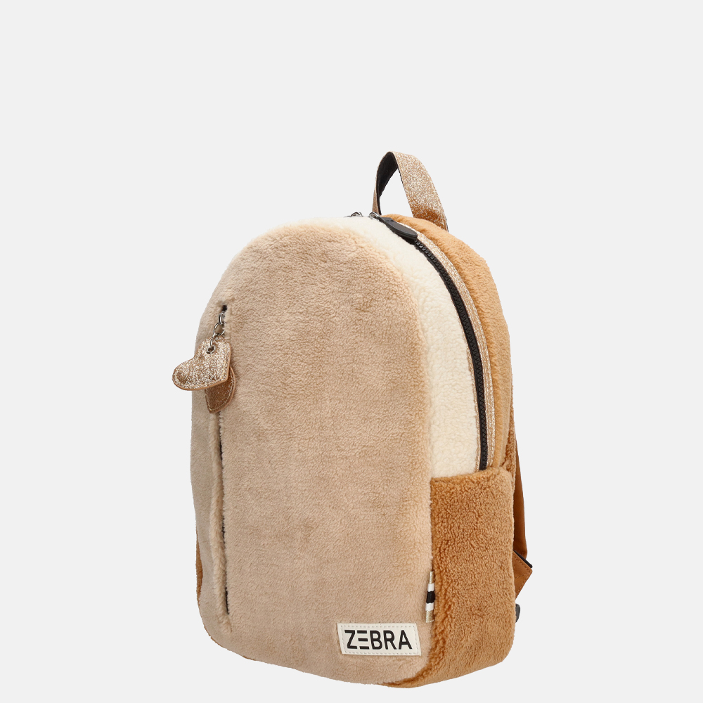 Zebra Trends kinderrugzak beige multi bij Duifhuizen