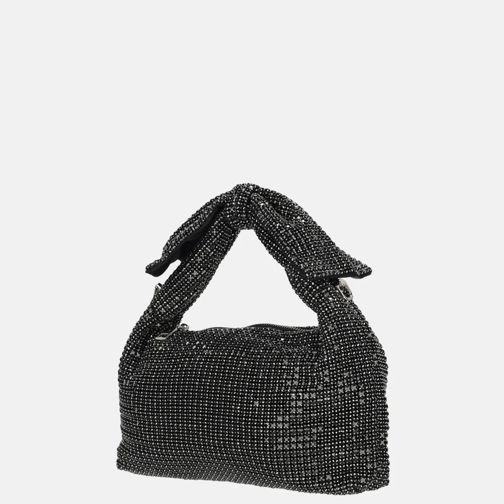 Firenze Strik strass handtas black bij Duifhuizen