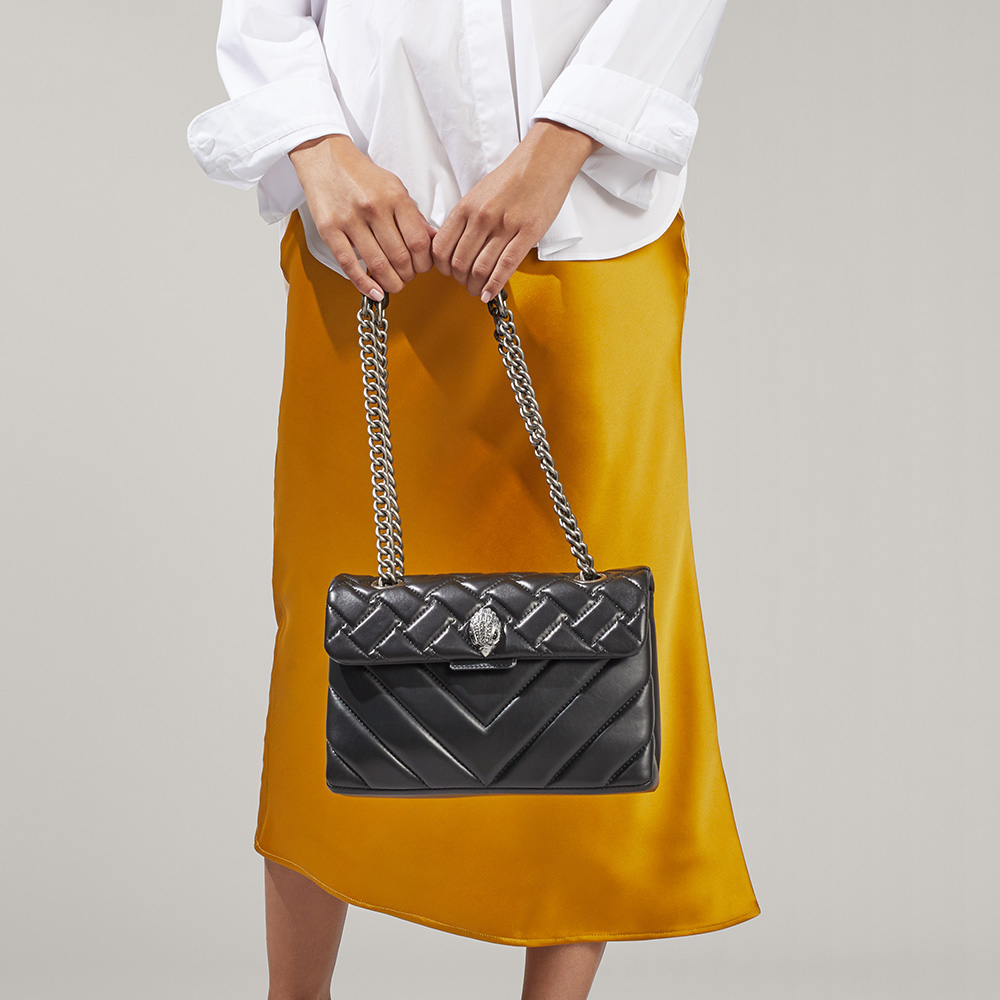 Kurt Geiger Kensington schoudertas black combination bij Duifhuizen