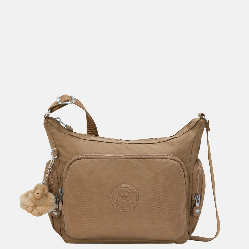 Kipling Gabb schoudertas S early tan