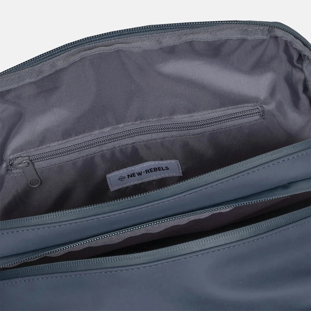 New Rebels William rugzak 15.6 inch navy bij Duifhuizen
