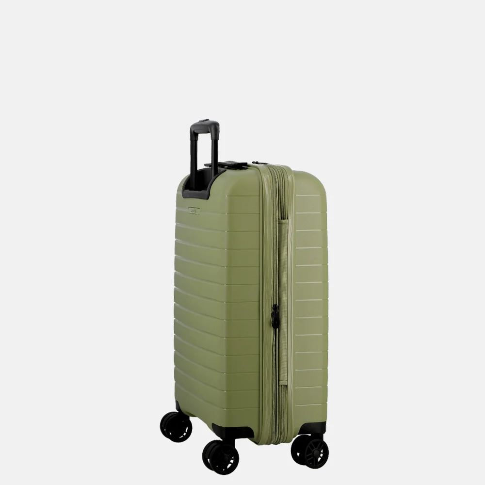 Jump Spinner Expendable Striper handbagage koffer 55 cm light green bij Duifhuizen