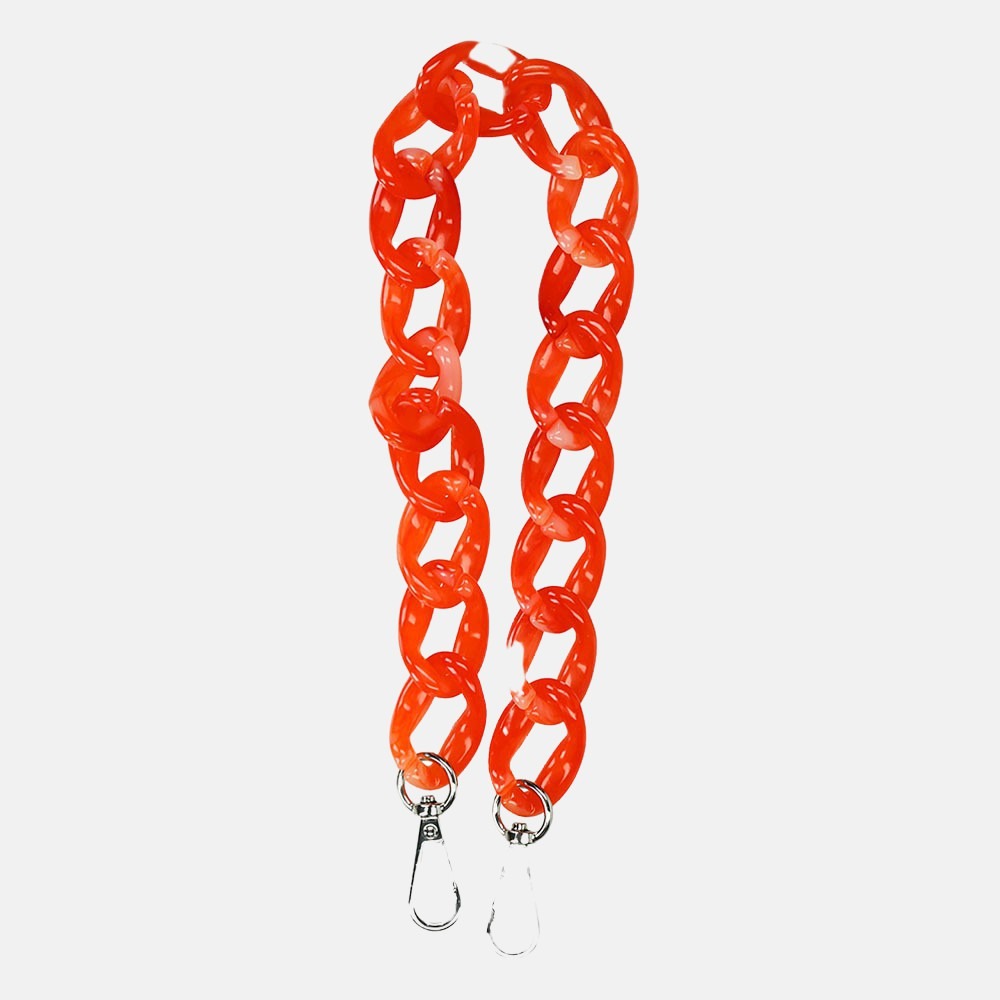 Hvisk Chain schouderband orange