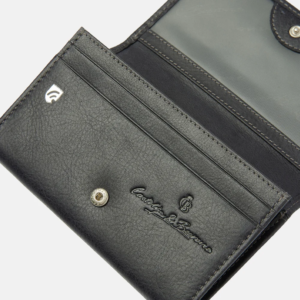 Castelijn en Beerens Canyon portemonnee zwart bij Duifhuizen