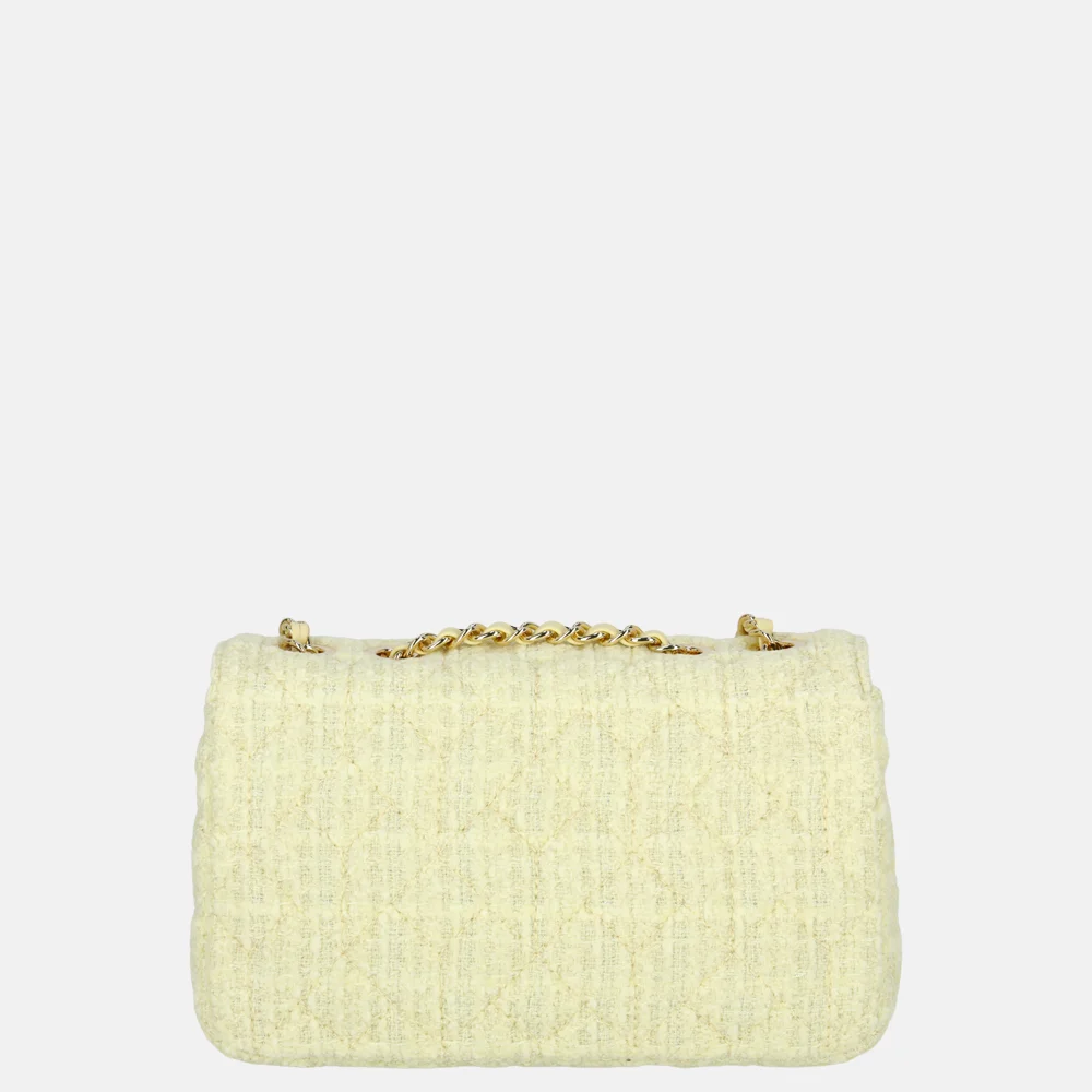 Nikkie Ann schoudertas tweed lemonade bij Duifhuizen