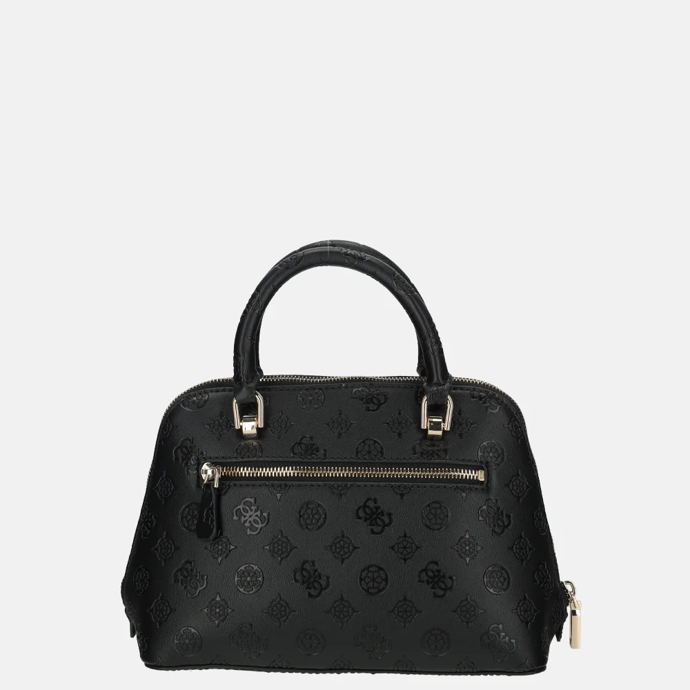 Guess Dita handtas black logo bij Duifhuizen