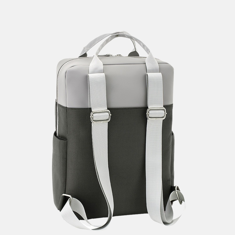 Kapten & Son Bergen rugzak 15 inch grey black bij Duifhuizen