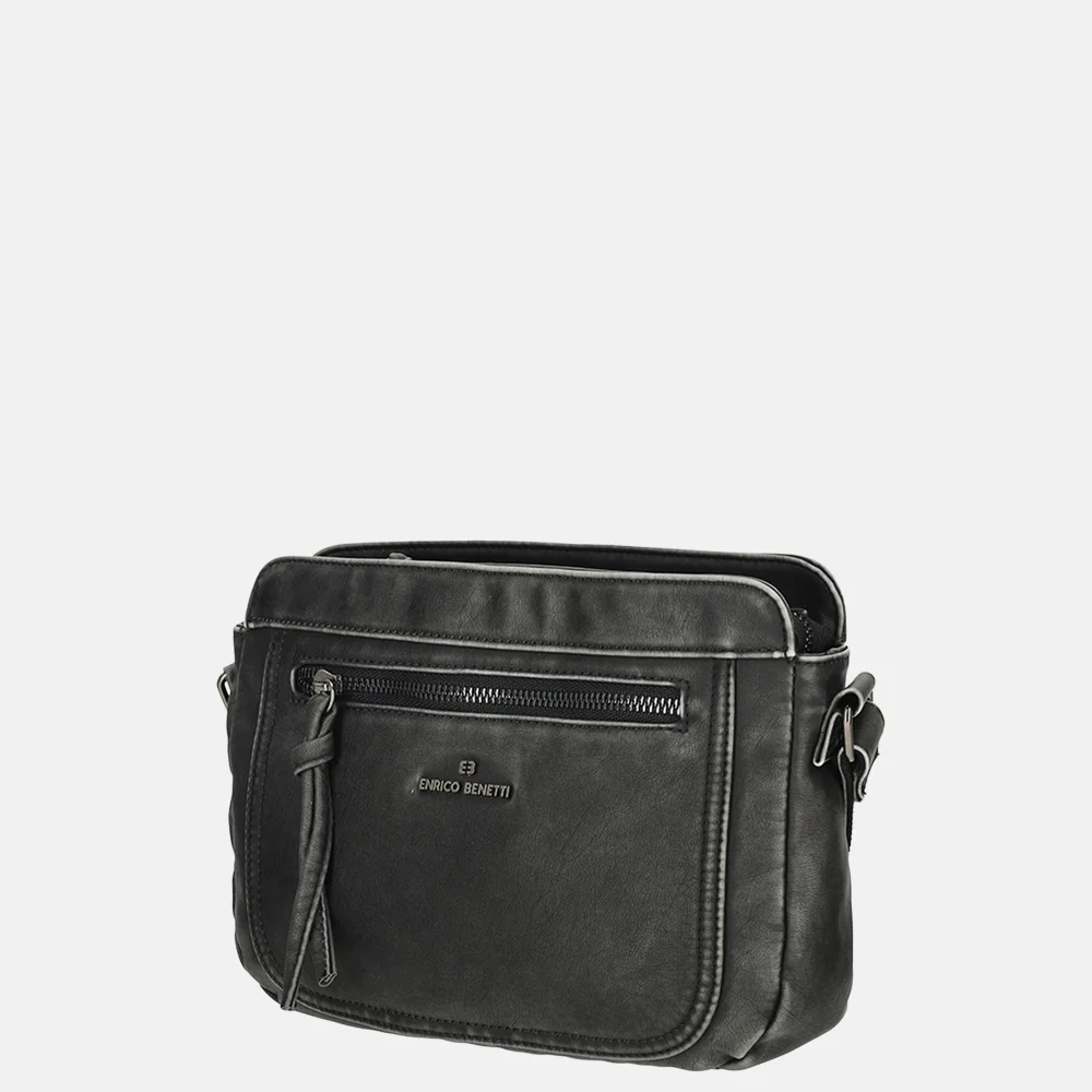 Enrico Benetti Harper crossbody tas black bij Duifhuizen