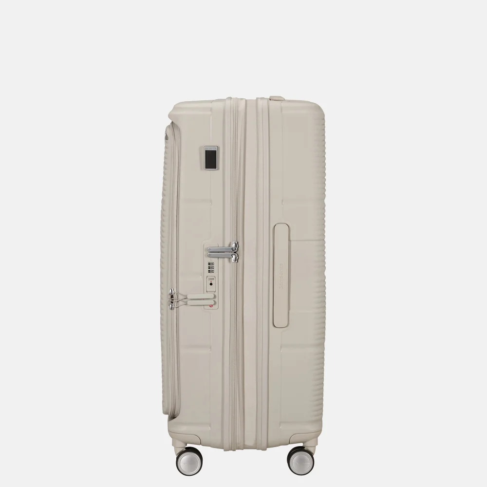 Samsonite Paralux HS Spinner reiskoffer expendable 75 cm stone grey bij Duifhuizen