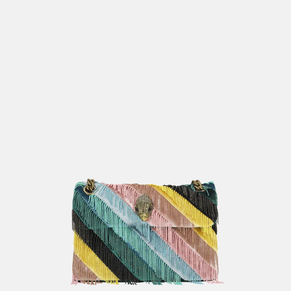 Kurt Geiger Kensington schoudertas mini pastel multi bij Duifhuizen