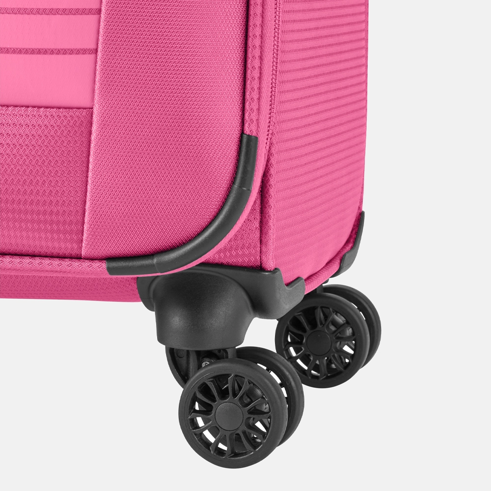 Travelite Seaside expandable koffer 65 cm pink bij Duifhuizen