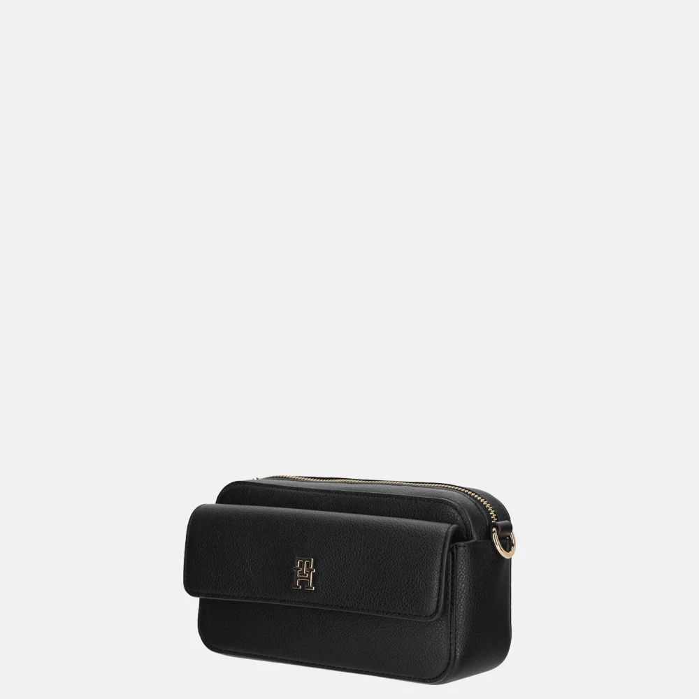 Tommy Hilfiger Distinct crossbody tas black bij Duifhuizen