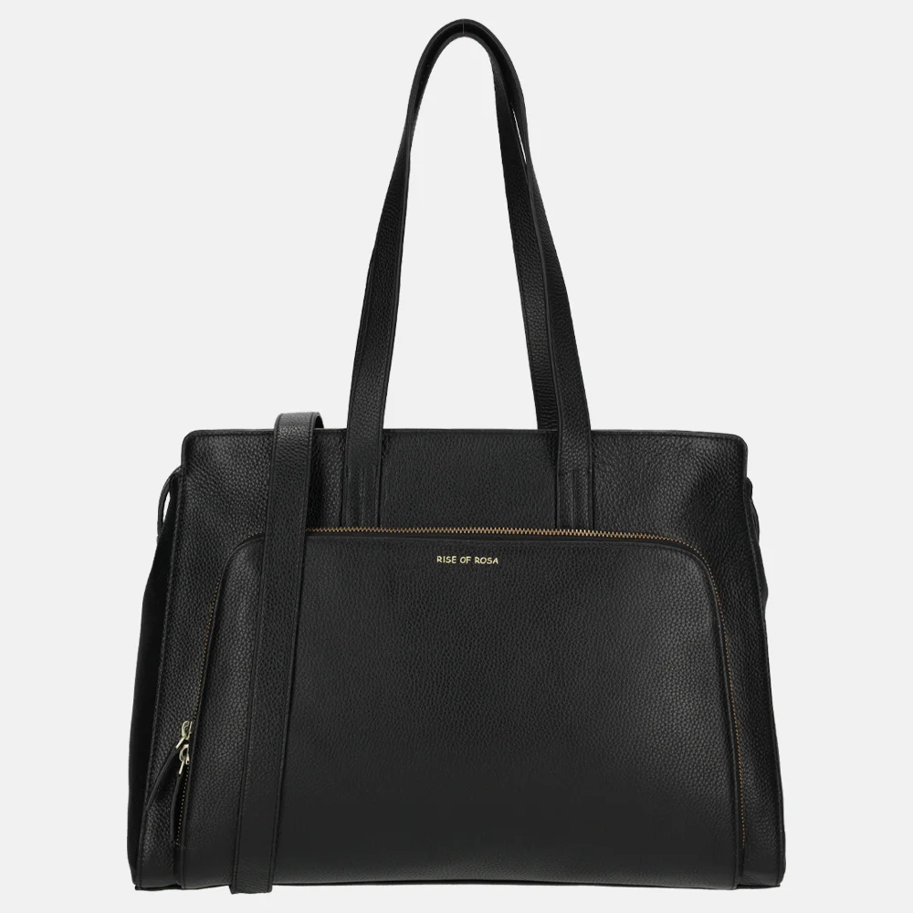 Rise of Rosa laptoptas 16 inch zwart