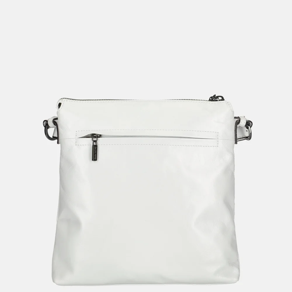 Claudio Ferrici Pelle Vecchia crossbody tas white bij Duifhuizen