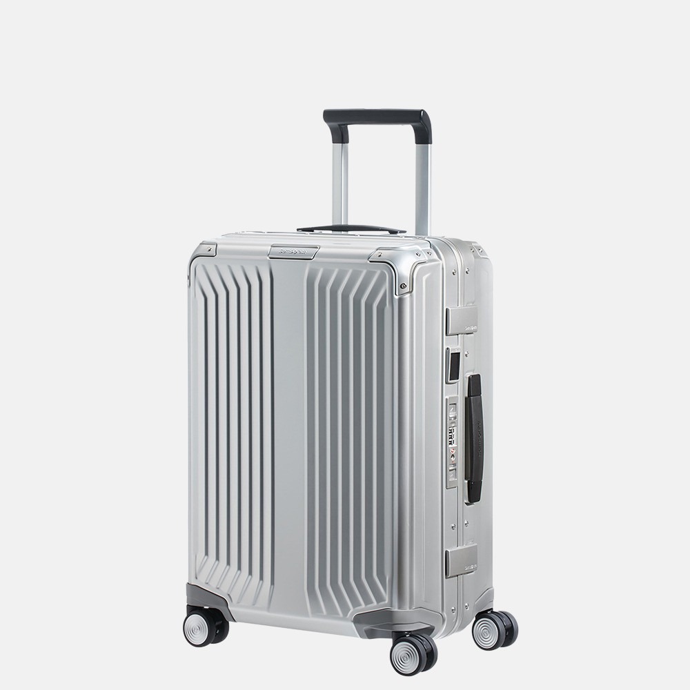 Samsonite Lite-Box Alu spinner 55 cm aluminium bij Duifhuizen