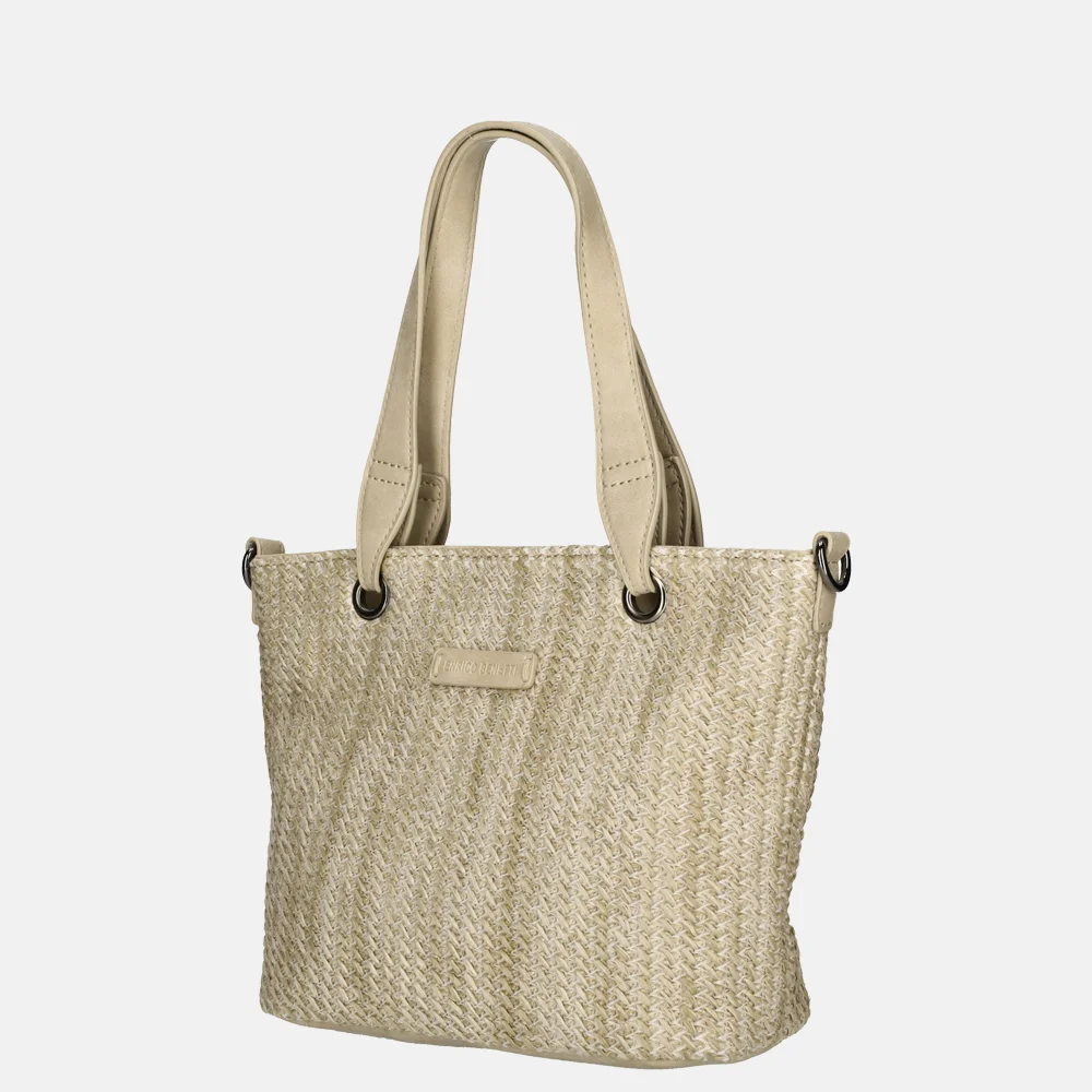 Enrico Benetti Raffia handtas S natuur bij Duifhuizen