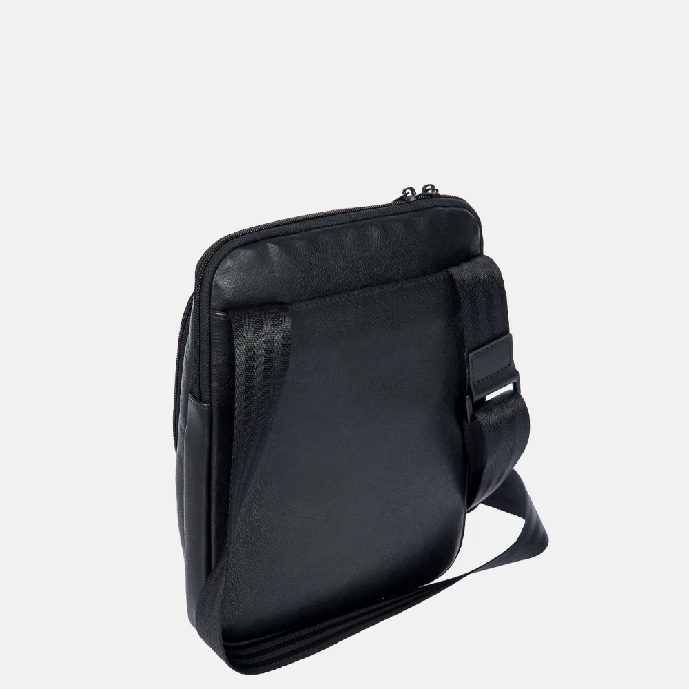 Porsche Design Leather Evo crossbody tas S black bij Duifhuizen