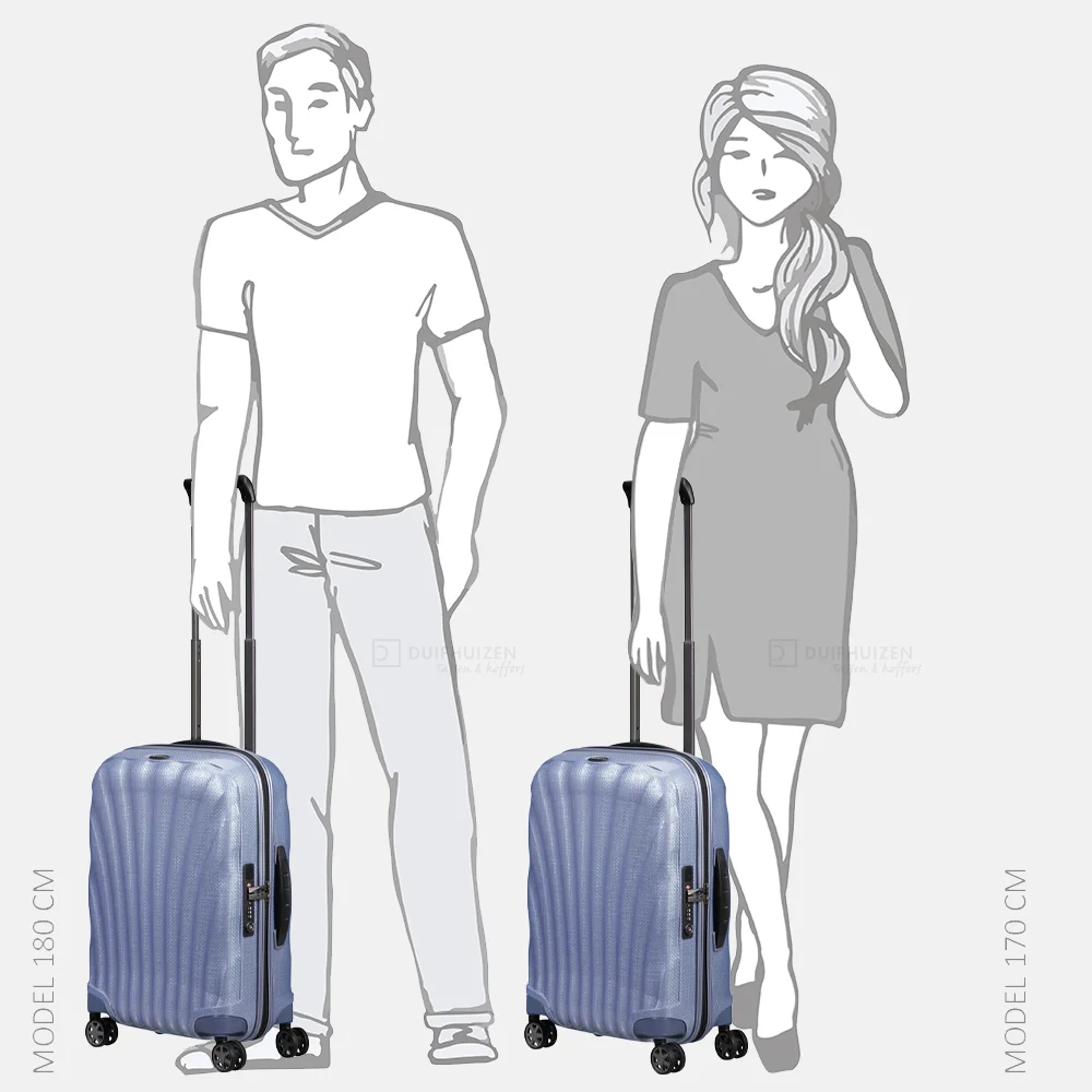 Samsonite C-Lite handbagage koffer 55 cm uitbreidbaar lavender bij Duifhuizen