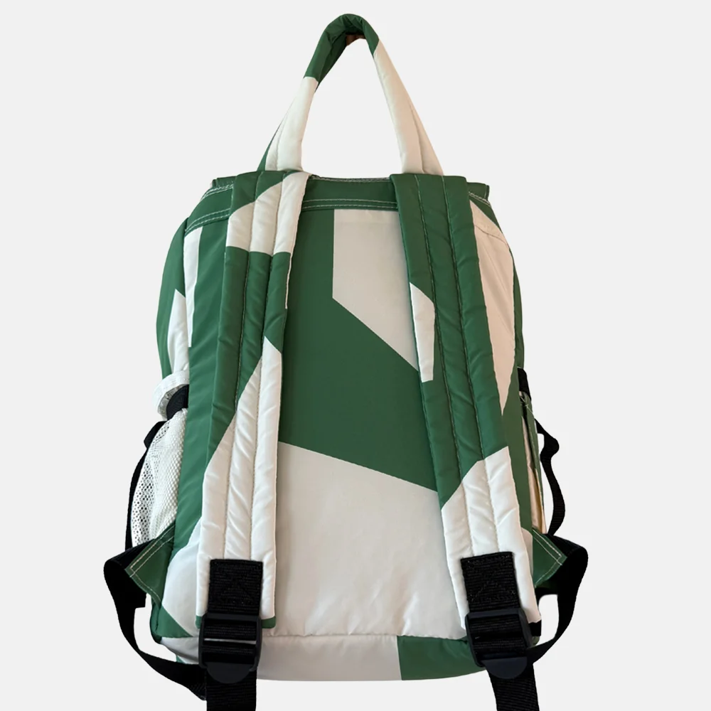 Wildride mom backpack luiertas green graphic bij Duifhuizen