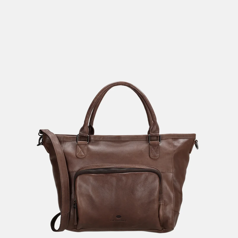 Micmacbags Everyday handtas M donkerbruin bij Duifhuizen