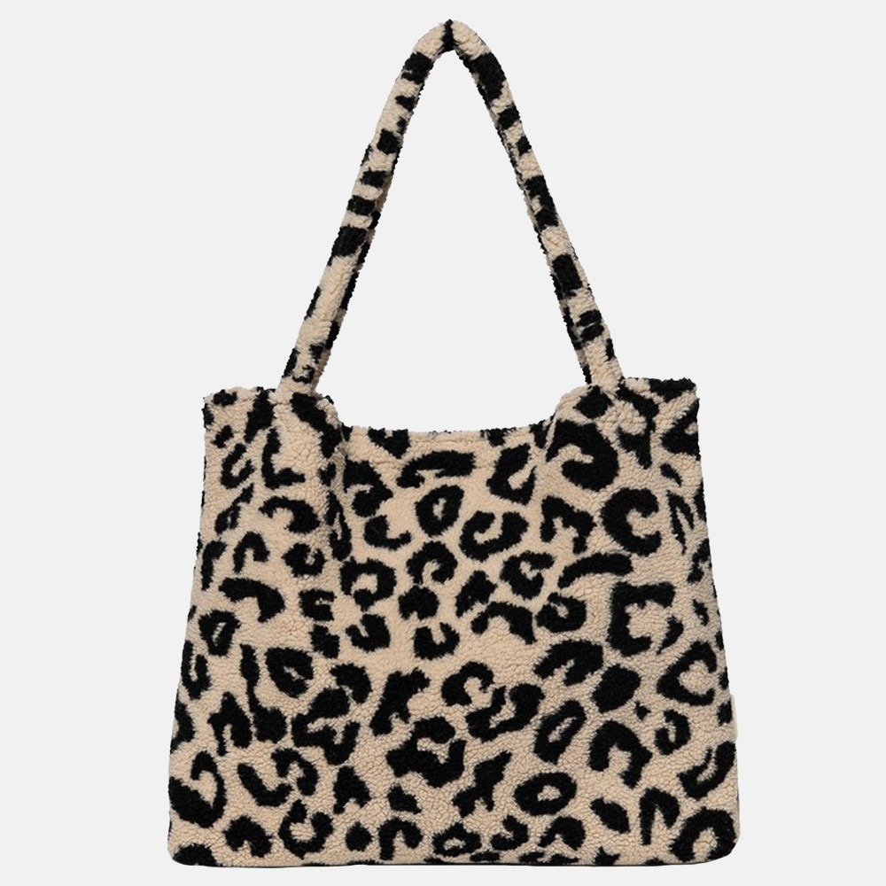 Studio Noos Mom-Bag shopper leopard teddy holy cow bij Duifhuizen