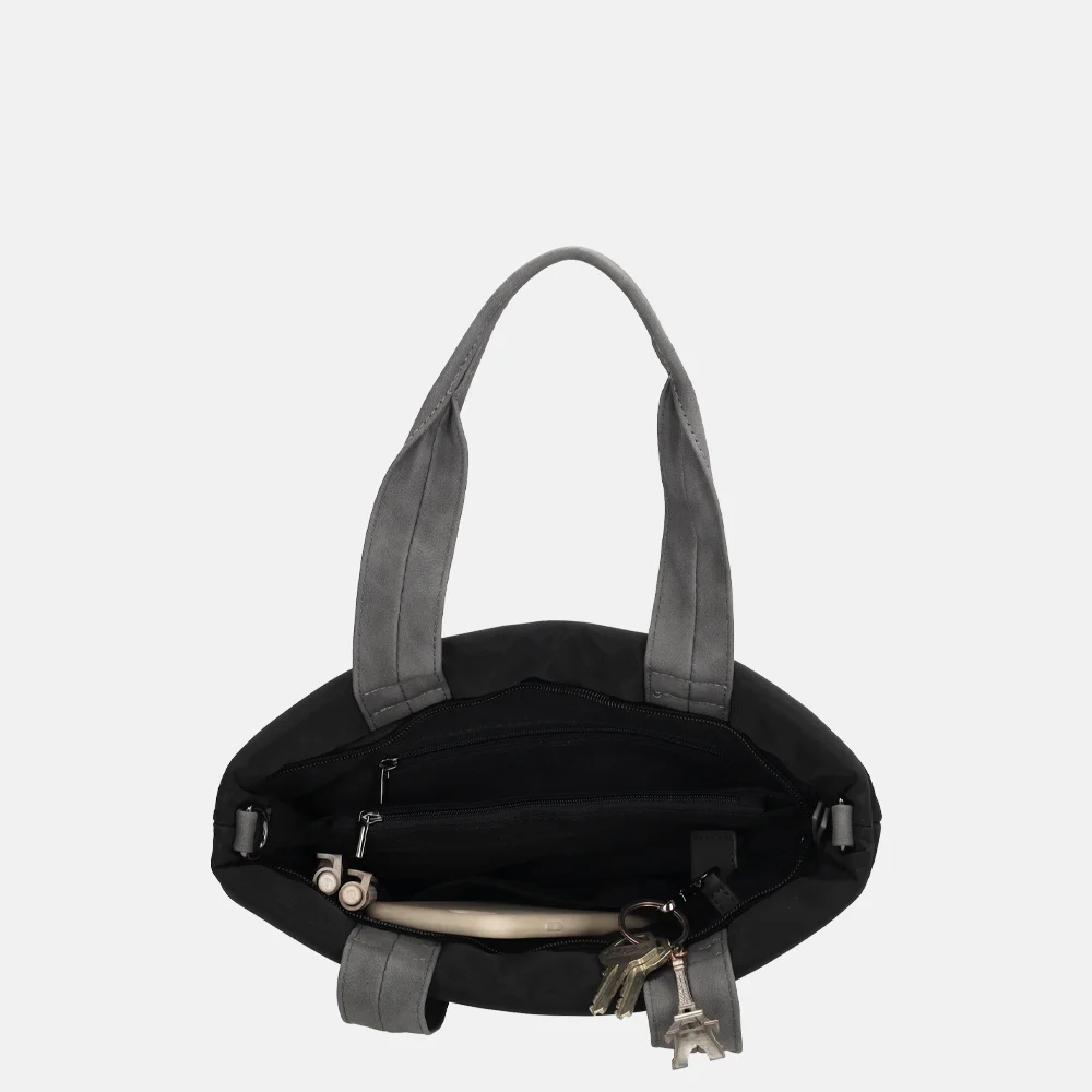 Zebra Trends Elske puffy handtas S zwart bij Duifhuizen