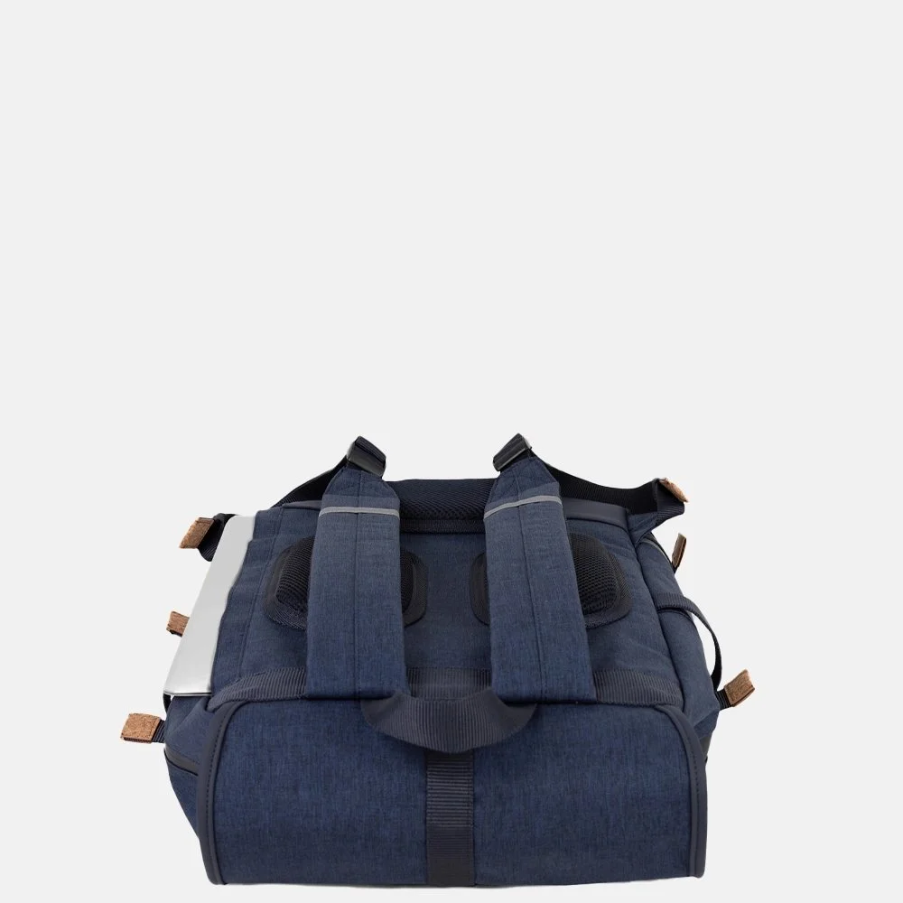 Faguo Commuter rugzak 14 inch navy bij Duifhuizen