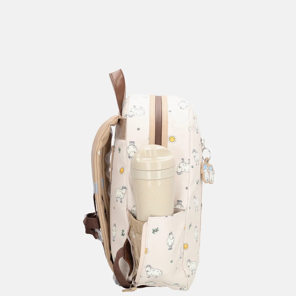Zebra Trends x Mike & Molly kinderrugzak creme bij Duifhuizen