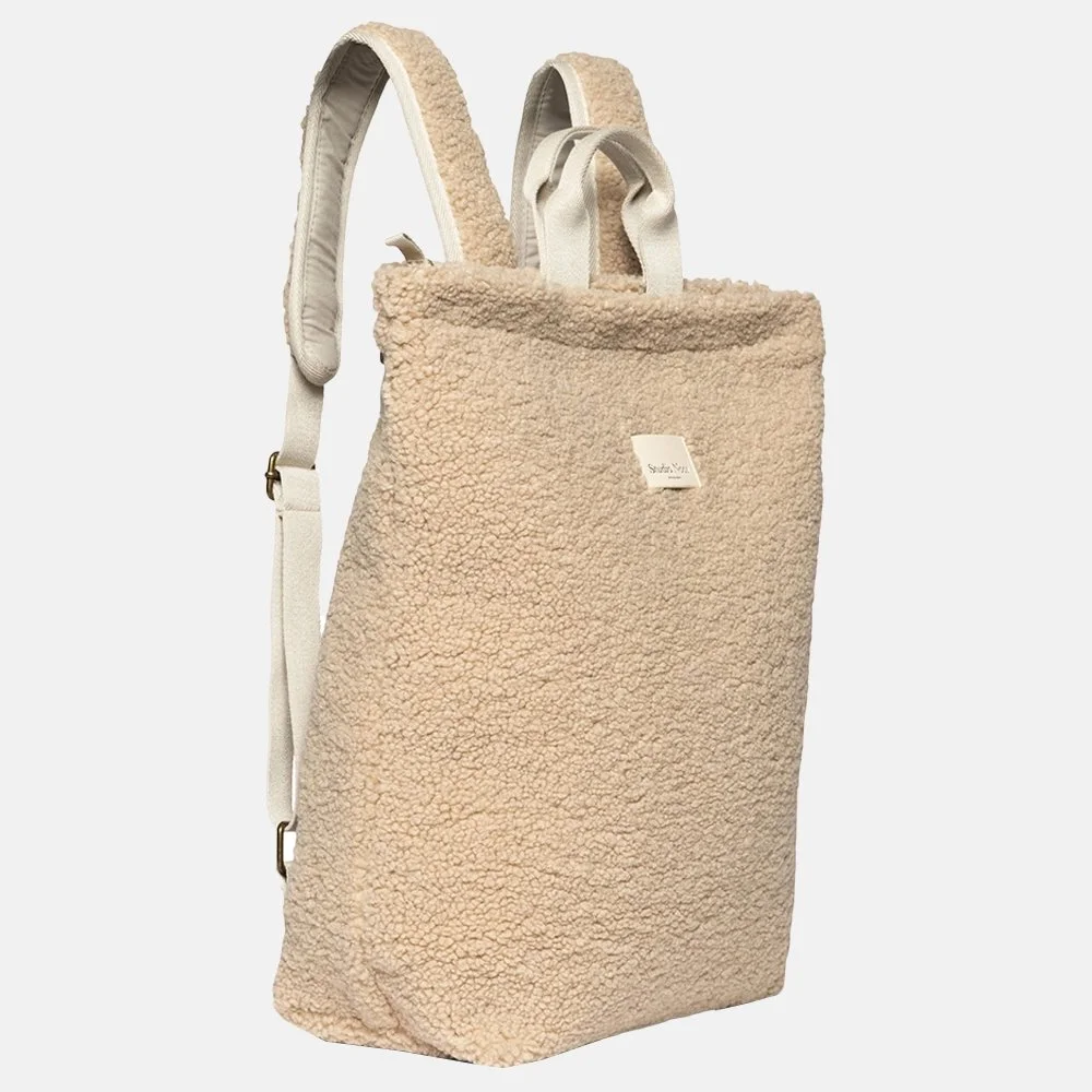 Studio Noos Teddy adult rugzak ecru bij Duifhuizen