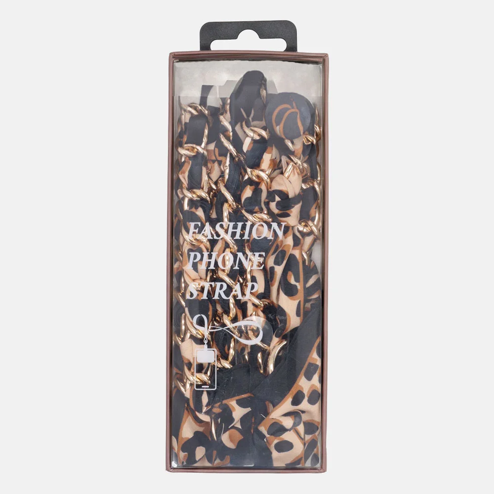 Charm London telefoonketting luipaard bij Duifhuizen