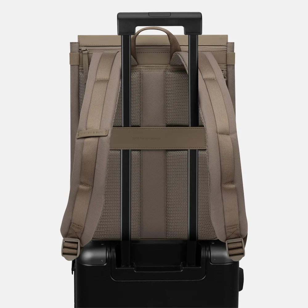 Kapten & Son FYN PRO rugzak walnut bij Duifhuizen